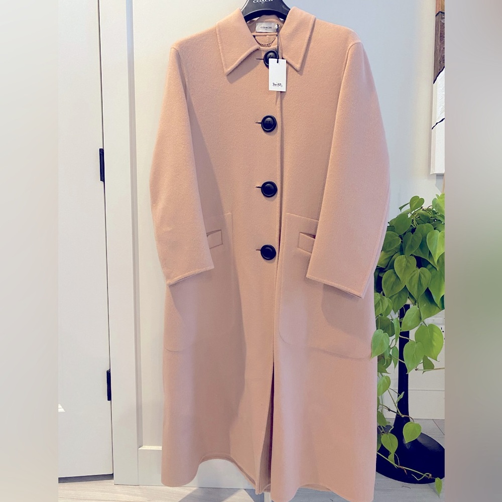 Blush COACH luxury coat